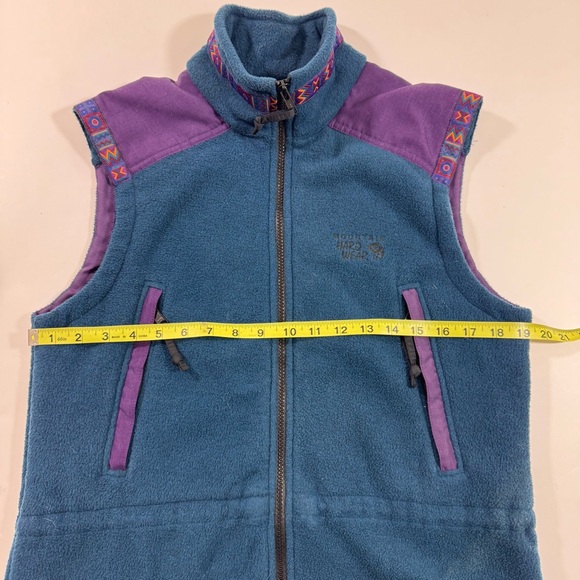 Mountain Hardwear Vintage Fleece Vest Full Zip Aztec Print - Picture 5 of 6